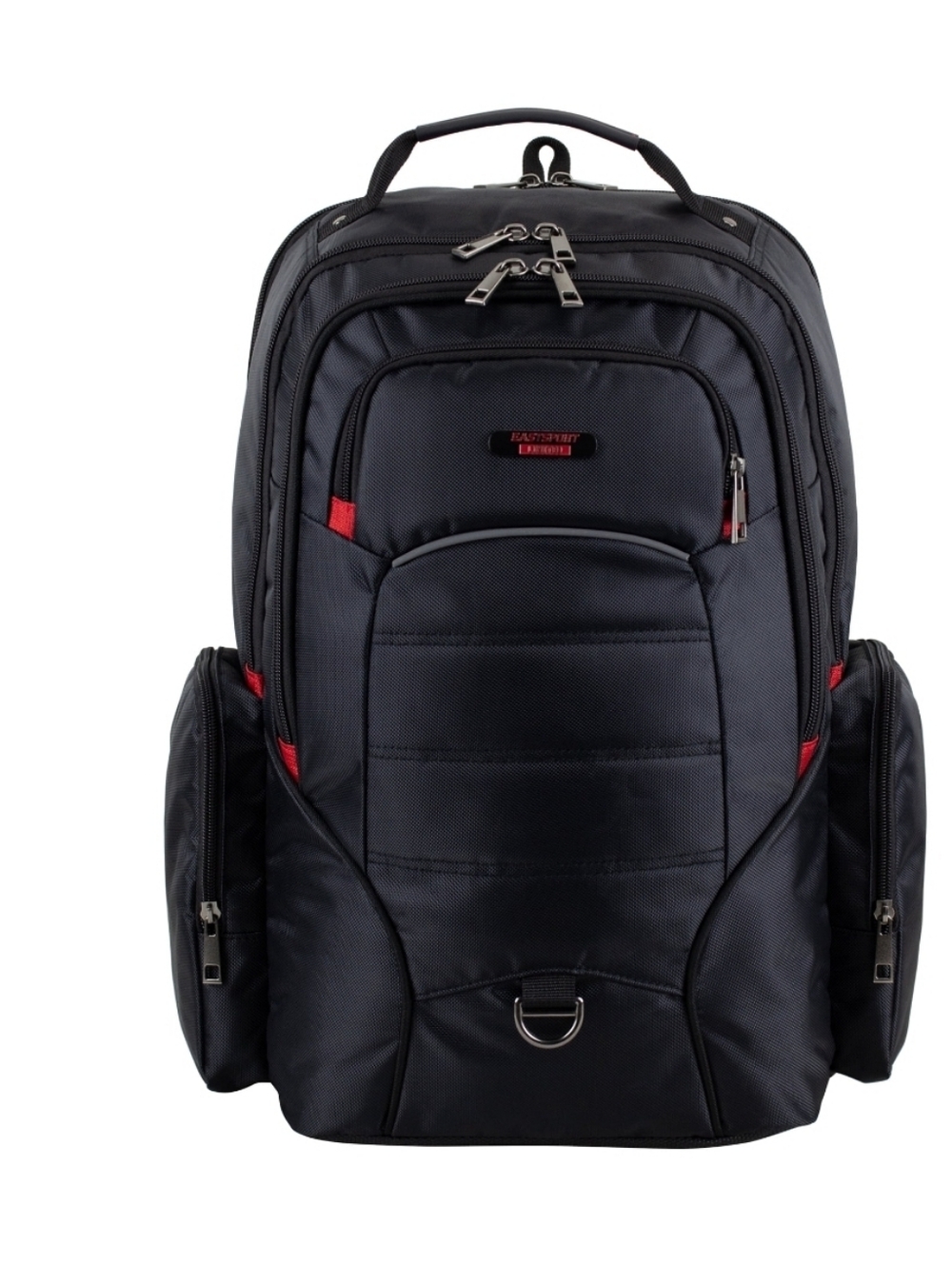 Eastsport Unisex 19" Limited Magnus Tech Backpack, Black/Red.     10